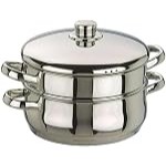 Casserole pour cuisson à la vapeur douce avec couvercle