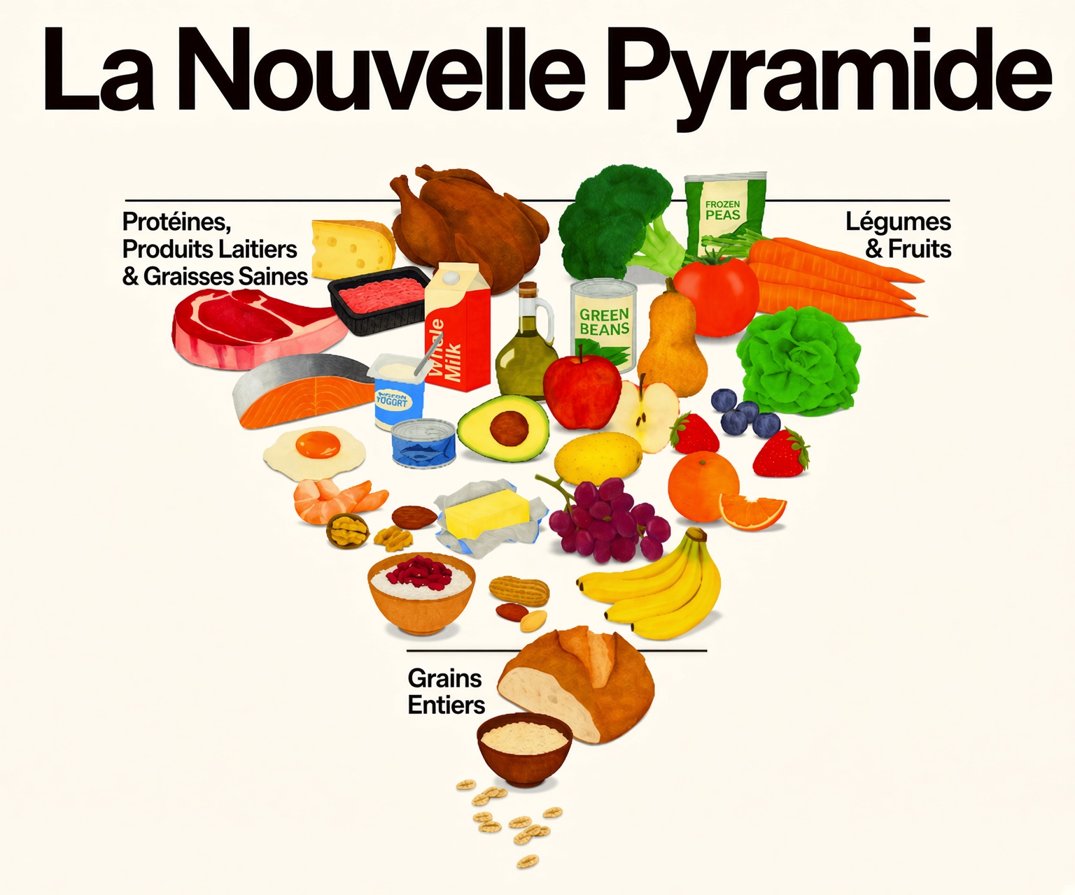 La Nouvelle Pyramide alimentaire américaine
